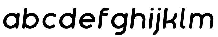 Voluta Regular Italic Font LOWERCASE
