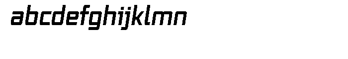 Vox Pro Bold Italic Font LOWERCASE