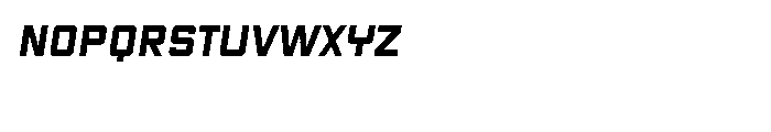 Vox SC Bold Italic Font LOWERCASE