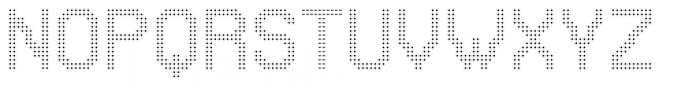 VP Pixel Dot Sparse Font UPPERCASE