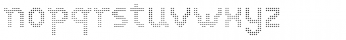 VP Pixel Dot Sparse Font LOWERCASE