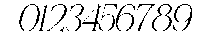 VROZA CONTE Italic Font OTHER CHARS