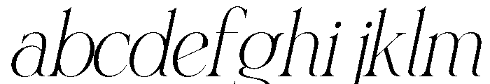VROZA CONTE Italic FONT