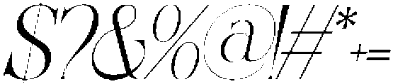 VROZA CONTE Italic otf (400) Font OTHER CHARS