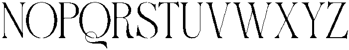 VROZA CONTE Regular otf (400) Font UPPERCASE
