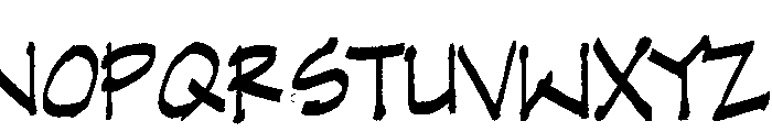 Vranic Hand Font UPPERCASE