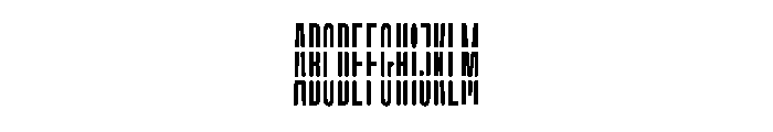 VroumGti ALight Font UPPERCASE