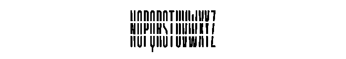 VroumGti ALight Font UPPERCASE