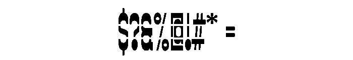 VroumGti BBold Font OTHER CHARS
