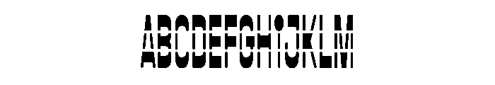 VroumGti BBold Font UPPERCASE