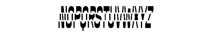 VroumGti BBoldDecalic Font UPPERCASE