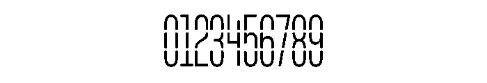 VroumGti BLight Font OTHER CHARS