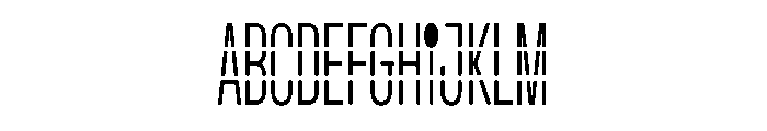 VroumGti BLight Font UPPERCASE