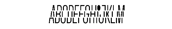 VroumGti BLightDecalic Font UPPERCASE