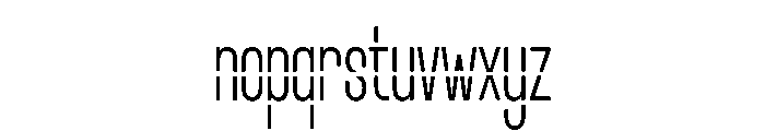 VroumGti BLight Font LOWERCASE