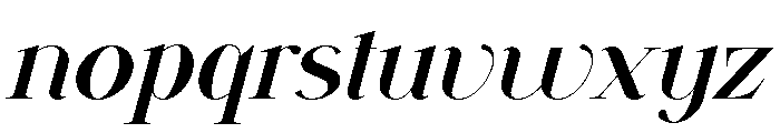 VSOP Cursive Font LOWERCASE