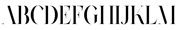 VSOP Serif Font UPPERCASE