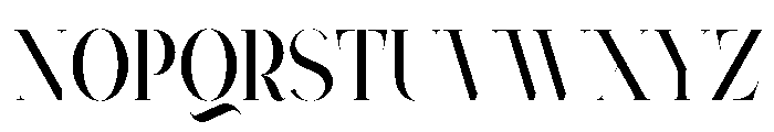 VSOP Serif Font UPPERCASE