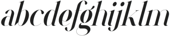 VSOP Narrow 1 Italic otf (400) Font LOWERCASE