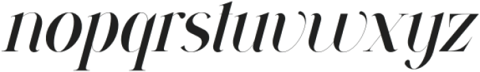 VSOP Narrow 1 Italic otf (400) Font LOWERCASE