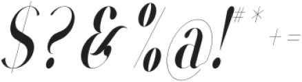 VSOP Narrower 1 Italic otf (400) Font OTHER CHARS