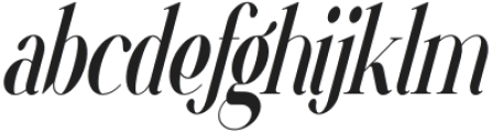 VSOP Narrower 2 Italic otf (400) Font LOWERCASE