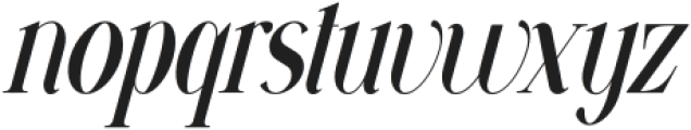 VSOP Narrower 2 Italic otf (400) Font LOWERCASE