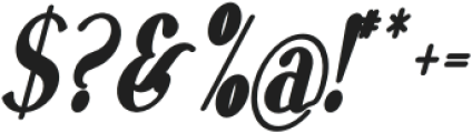 VSOP Narrower 7 Italic otf (400) Font OTHER CHARS