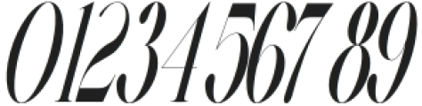 VSOP Narrowest 1 Italic otf (400) Font OTHER CHARS