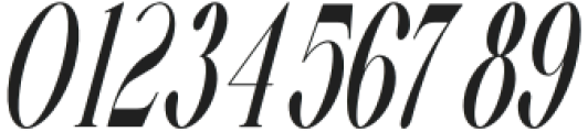 VSOP Narrowest 2 Italic otf (400) Font OTHER CHARS