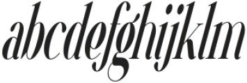 VSOP Narrowest 2 Italic otf (400) Font LOWERCASE