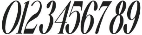 VSOP Narrowest 3 Italic otf (400) Font OTHER CHARS