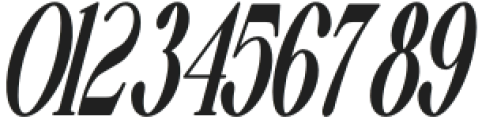 VSOP Narrowest 4 Italic otf (400) Font OTHER CHARS