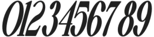 VSOP Narrowest 5 Italic otf (400) Font OTHER CHARS