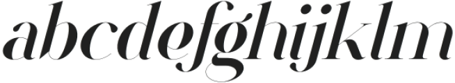 VSOP Regular 1 Italic otf (400) Font LOWERCASE