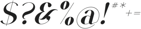 VSOP Regular 2 Italic otf (400) Font OTHER CHARS