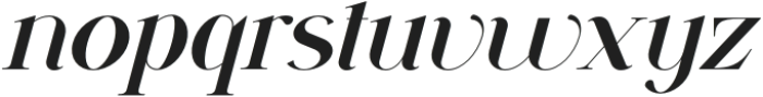 VSOP Regular 2 Italic otf (400) Font LOWERCASE