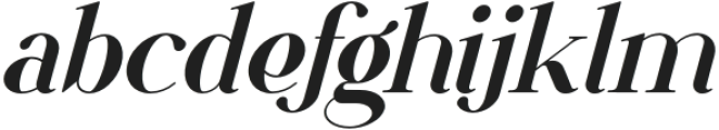 VSOP Regular 3 Italic otf (400) Font LOWERCASE