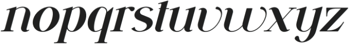 VSOP Regular 3 Italic otf (400) Font LOWERCASE