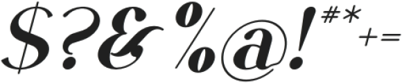 VSOP Regular 4 Italic otf (400) Font OTHER CHARS