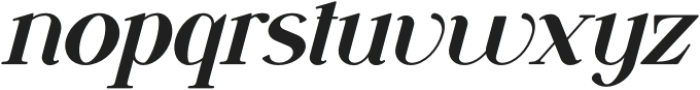 VSOP Regular 4 Italic otf (400) Font LOWERCASE