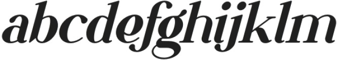 VSOP Regular 5 Italic otf (400) Font LOWERCASE