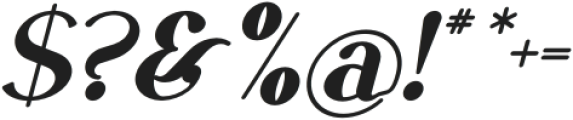 VSOP Regular 6 Italic otf (400) Font OTHER CHARS