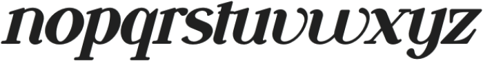 VSOP Regular 7 Italic otf (400) Font LOWERCASE