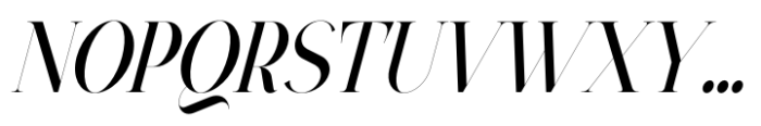 Vsop Narrow 1 Italic Font UPPERCASE