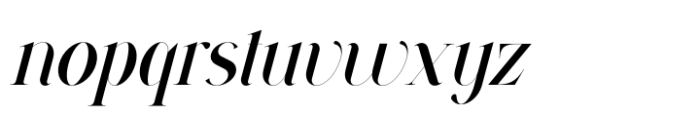 Vsop Narrow 1 Italic Font LOWERCASE