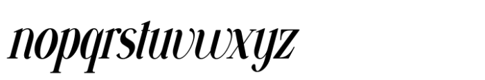 Vsop Narrow 3 Italic Font LOWERCASE