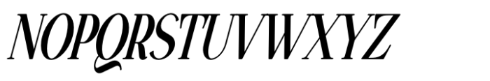 Vsop Narrow 4 Italic Font UPPERCASE