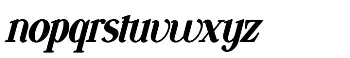 Vsop Narrow 7 Italic Font LOWERCASE