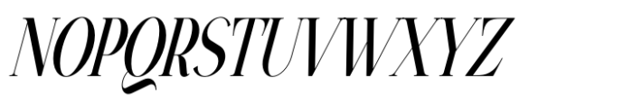 Vsop Narrower 2 Italic Font UPPERCASE